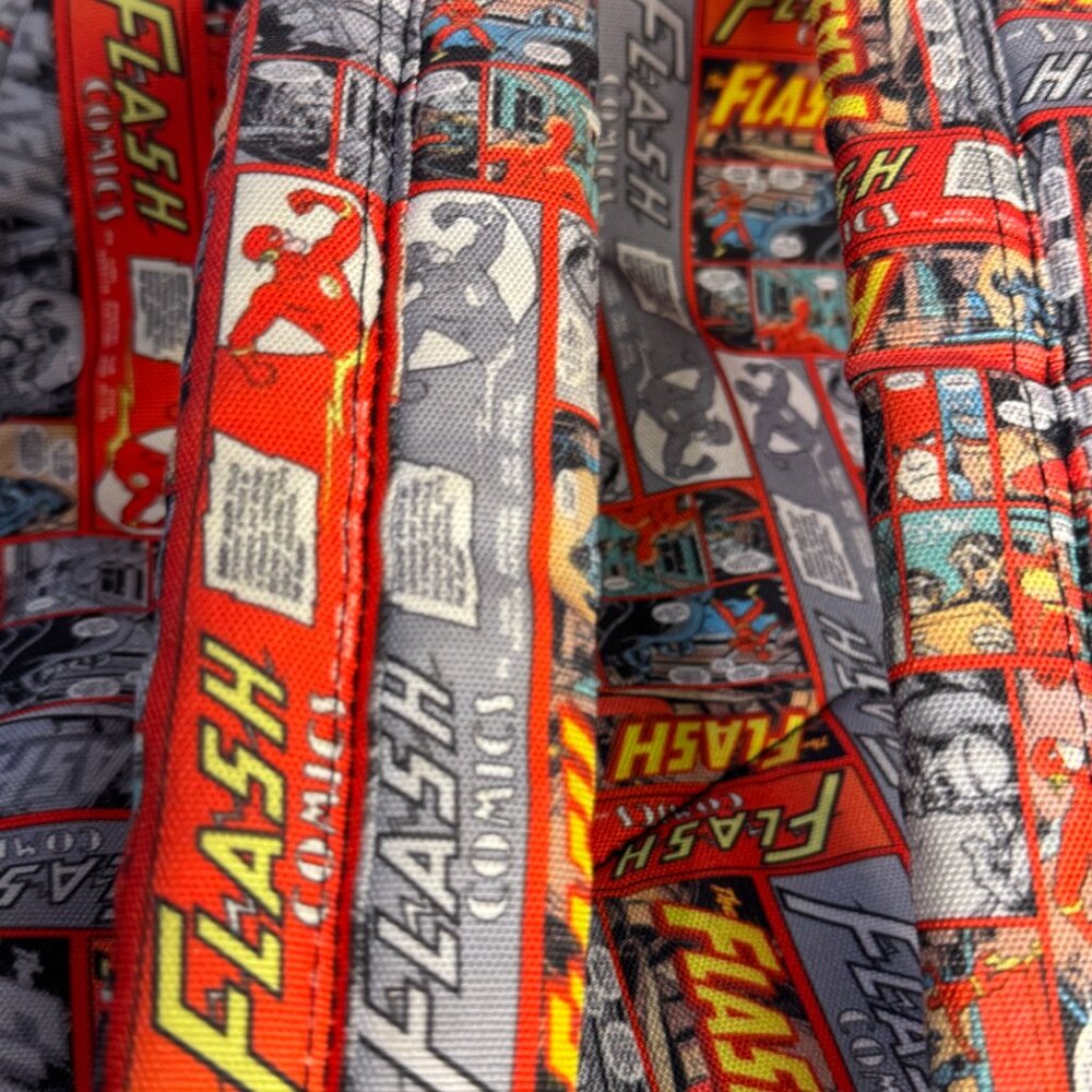 Dc Comics The Flash Backpack Comic Print Red Gray… - image 4